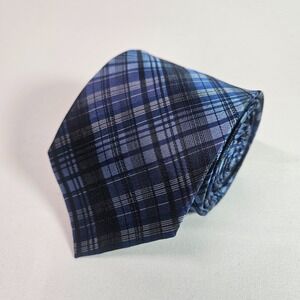 Burma Bibas Tie Mens Geometric Blue 3" x 63"‎